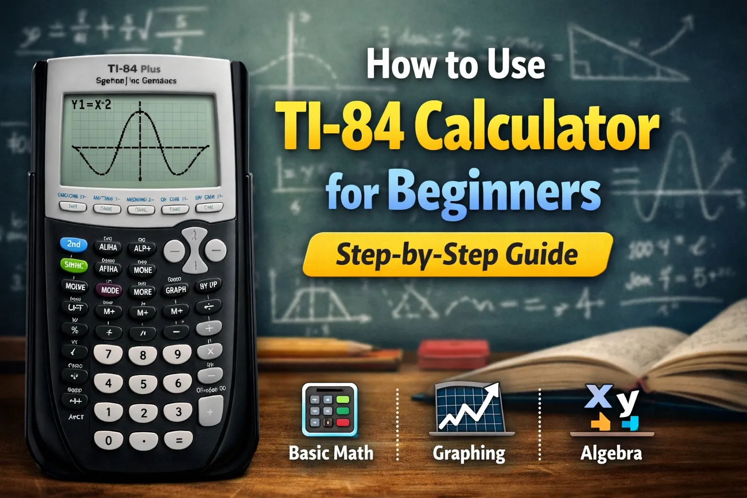 Online calculator TI for students used for math, graphing, and problem solving