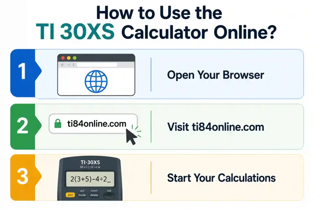 Online ti calculator for students used for math, graphing, and problem solving